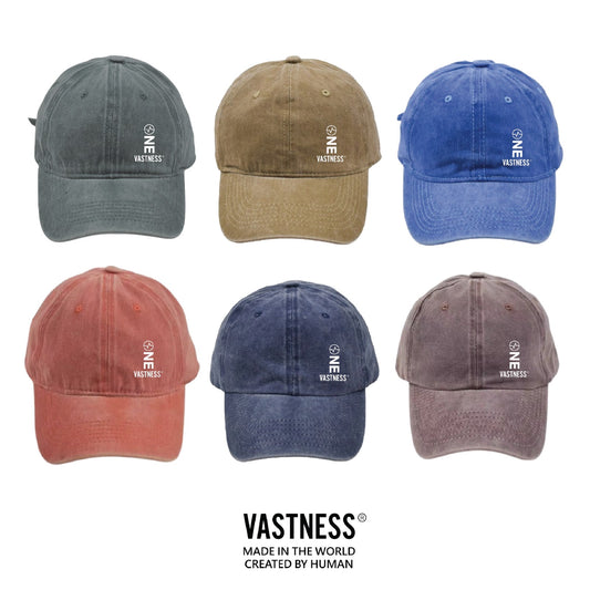 VASTNESS 刺繡 6Panel 洗水棒球帽 [AS-04]