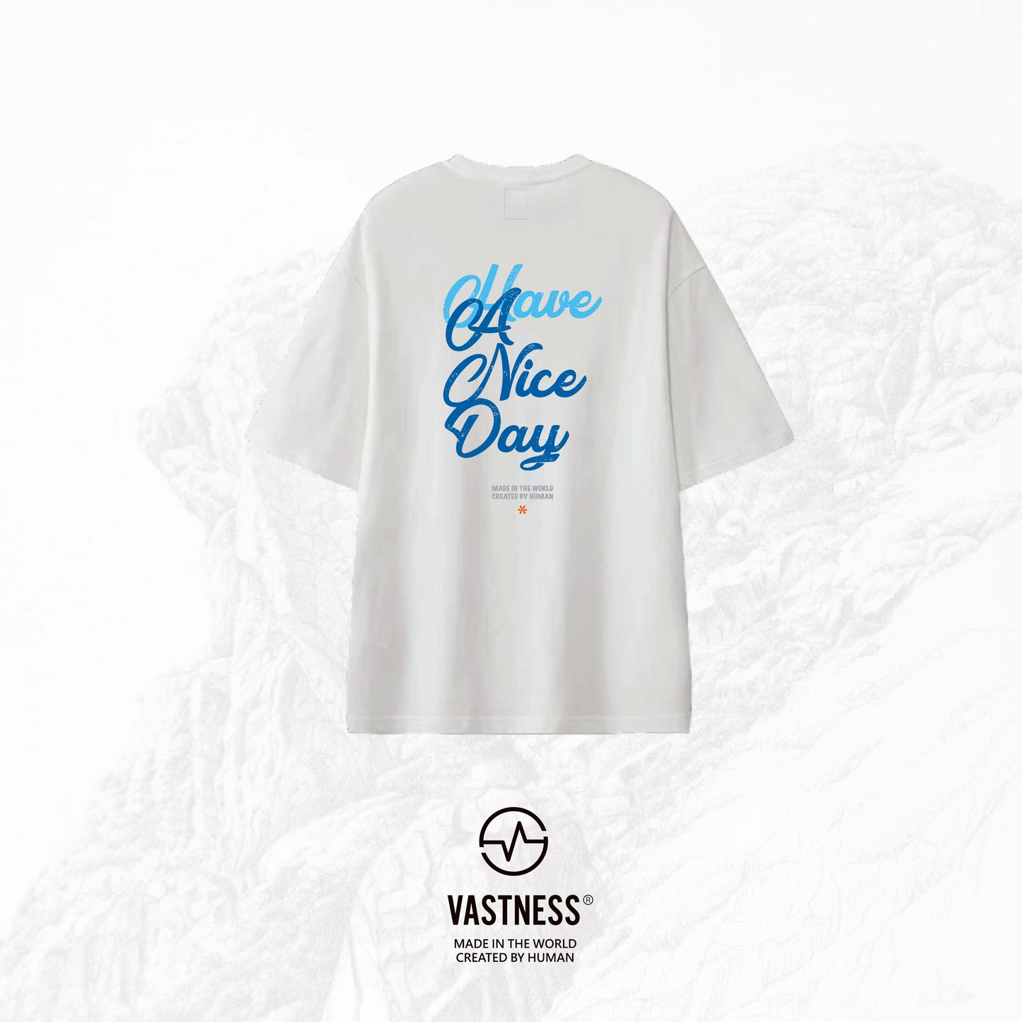 VASTNESS "HAVE A NICE DAY" TEE [ST-07]