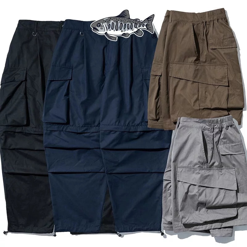 AGILITY Loose Pocket Pants 可拆兩穿防潑水尼龍長褲 [H35]