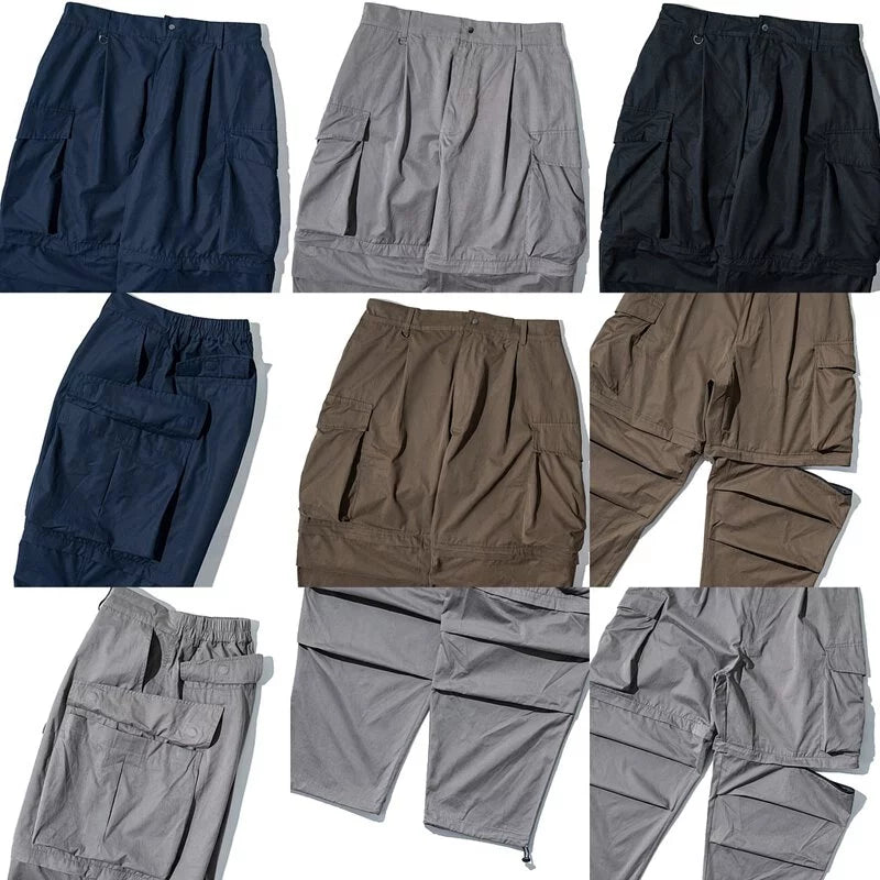 AGILITY Loose Pocket Pants 可拆兩穿防潑水尼龍長褲 [H35]