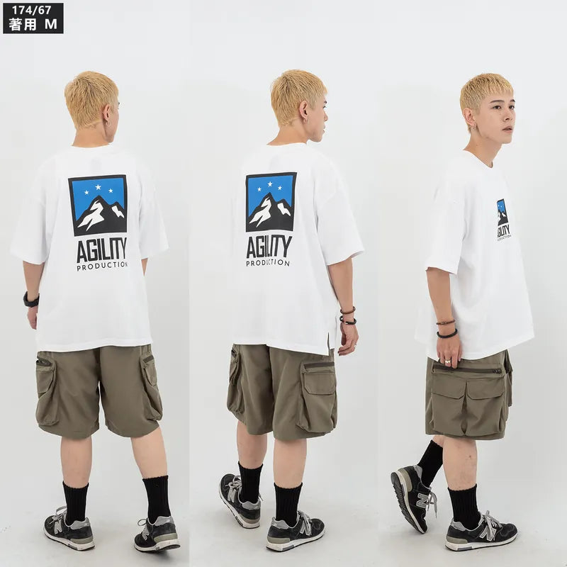 AGILITY LOGO Heavy Tee 山脈 圖像短Tee [RS6-山脈]