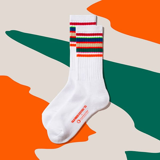 FamilyMart X Convenience Wear 限量版 Fuji Rock 25 橫間襪🧦