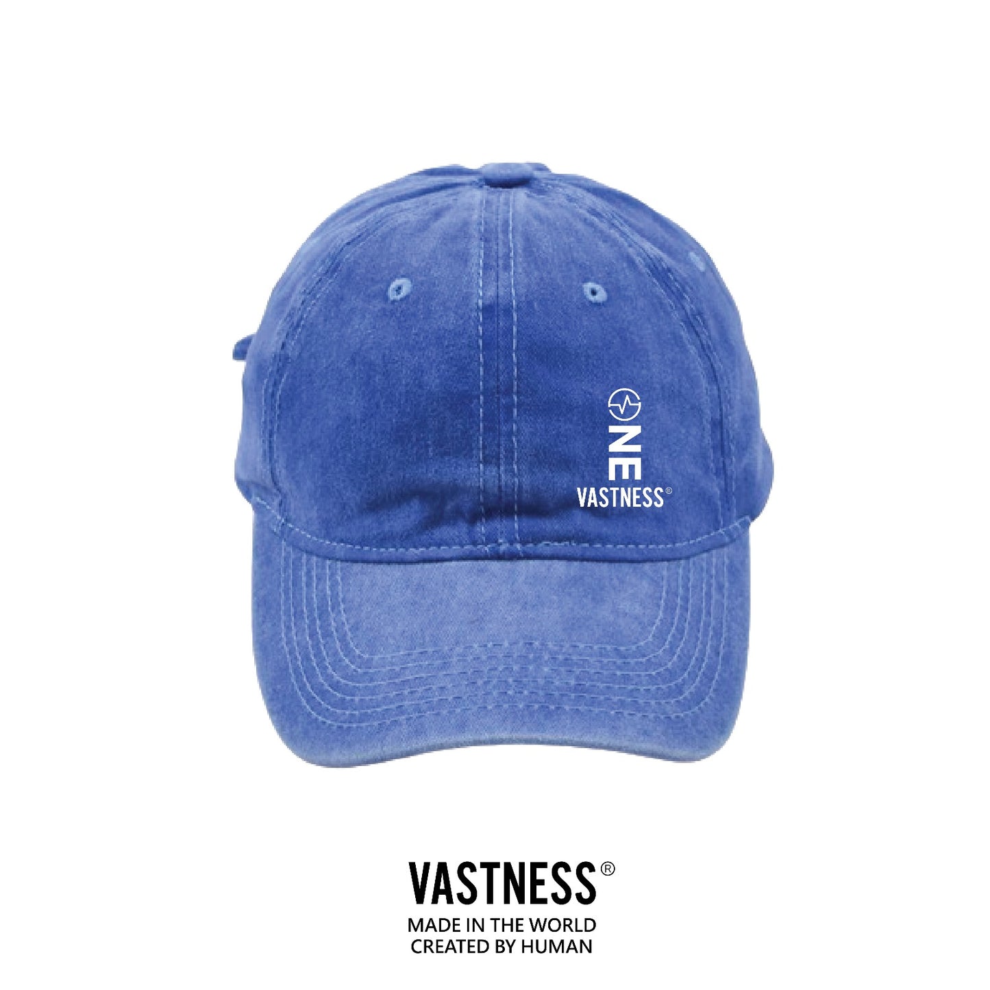 VASTNESS 刺繡 6Panel 洗水棒球帽 [AS-04]